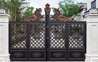 别墅庭院大门造型设计定制 443