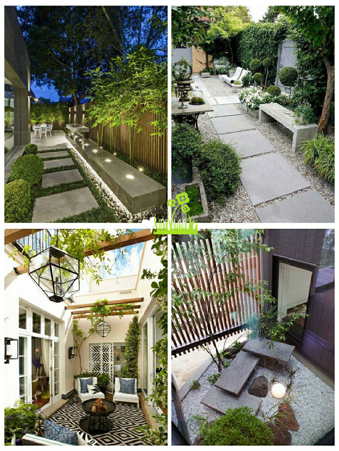 小庭院装修:这36个小院设计,没有任何花里胡哨,自己就可以建_院子