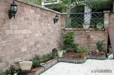 庭院设计:不一样的花池设计,邻居看了羡慕不已