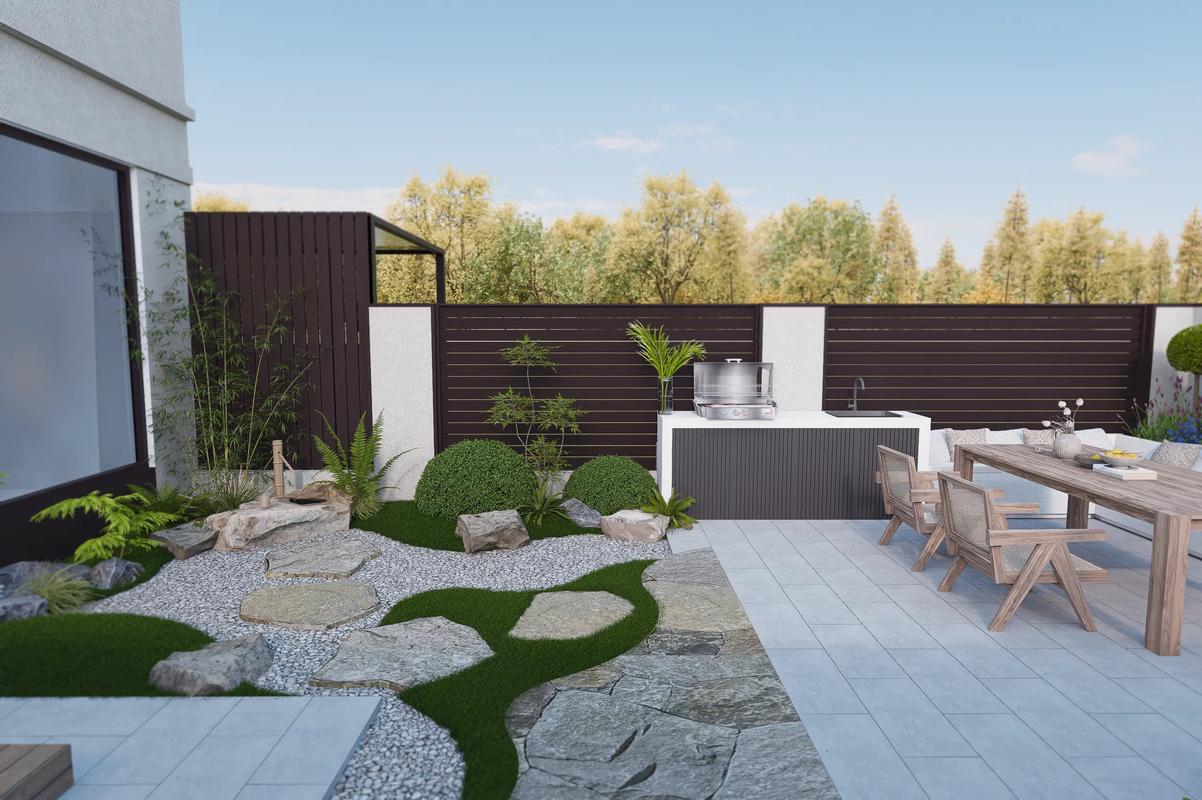 60平小花园#庭院设计