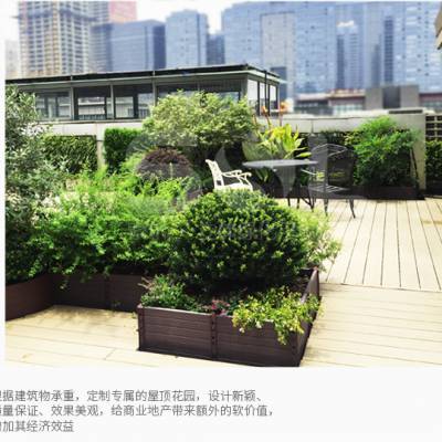 索尔园林屋顶花园屋顶菜园庭院绿化项目容器高性价比产品批发