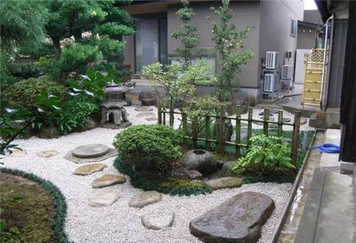 农村自建房日式风格庭院设计效果图