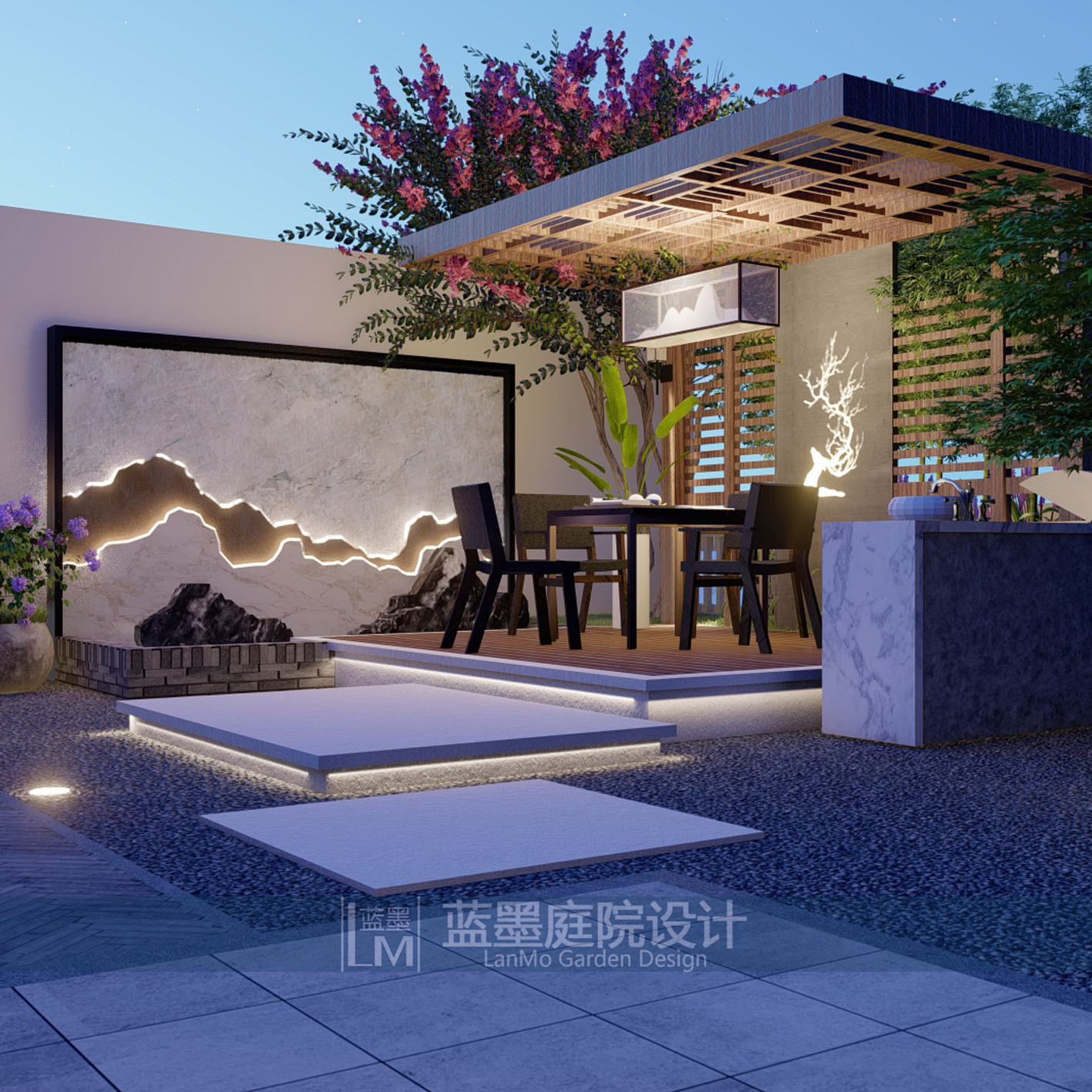 定制别墅庭院设计私家花园设计屋顶花园设计露台园林设计景观设计