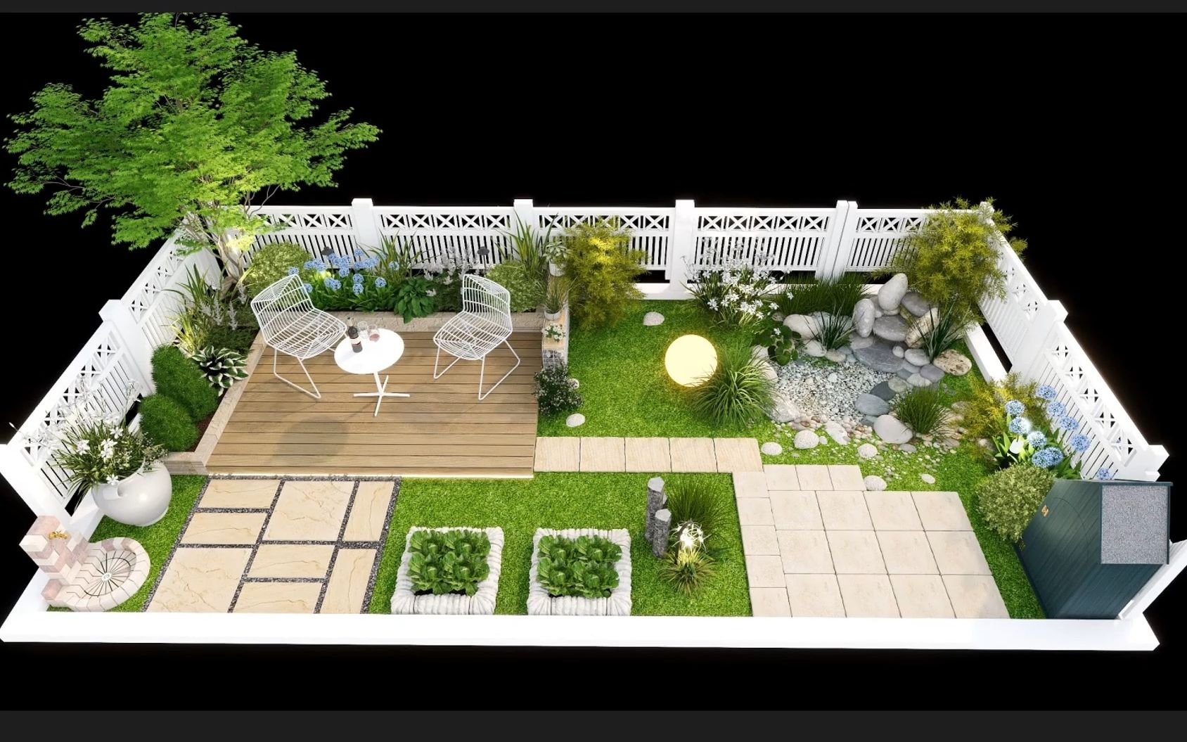 渲染参数如何设置?| 酷家乐庭院