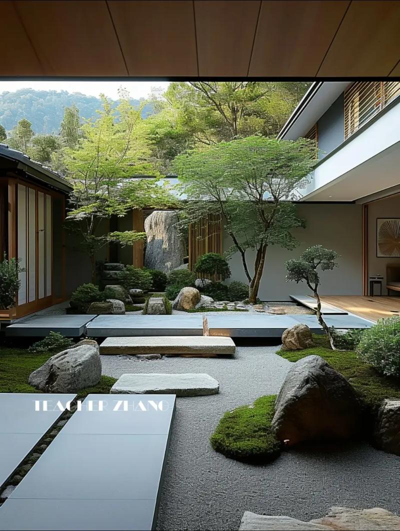 别墅花园日式庭院设计 打造私密雅致的私家庭院